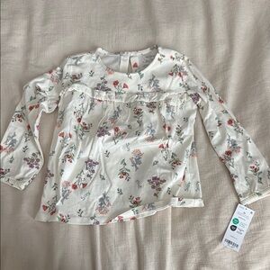 Floral Long Sleeve Kids Top